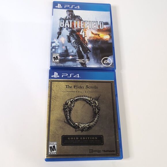 Other - The Elder Scrolls Gold PS4 / Battlefield 4 PS4 Bundle EUC